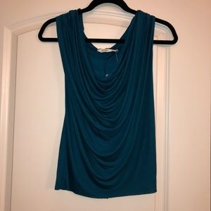NWOT Old Navy Cowel Neck Sea Green Top. Size XS